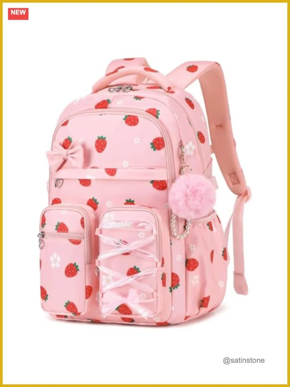 Large Capacity School Backpack for Kids, Fits 15.6